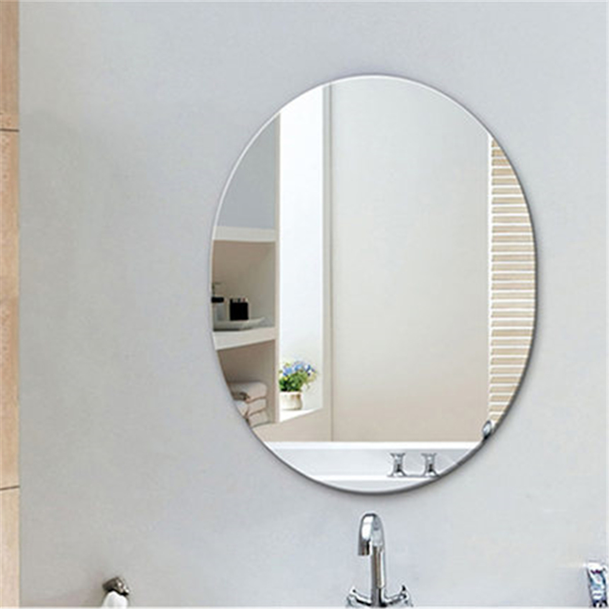 ENKI, Horizon, BM031, 400 x 600mm Oval Polished Edge Frameless Mirror image